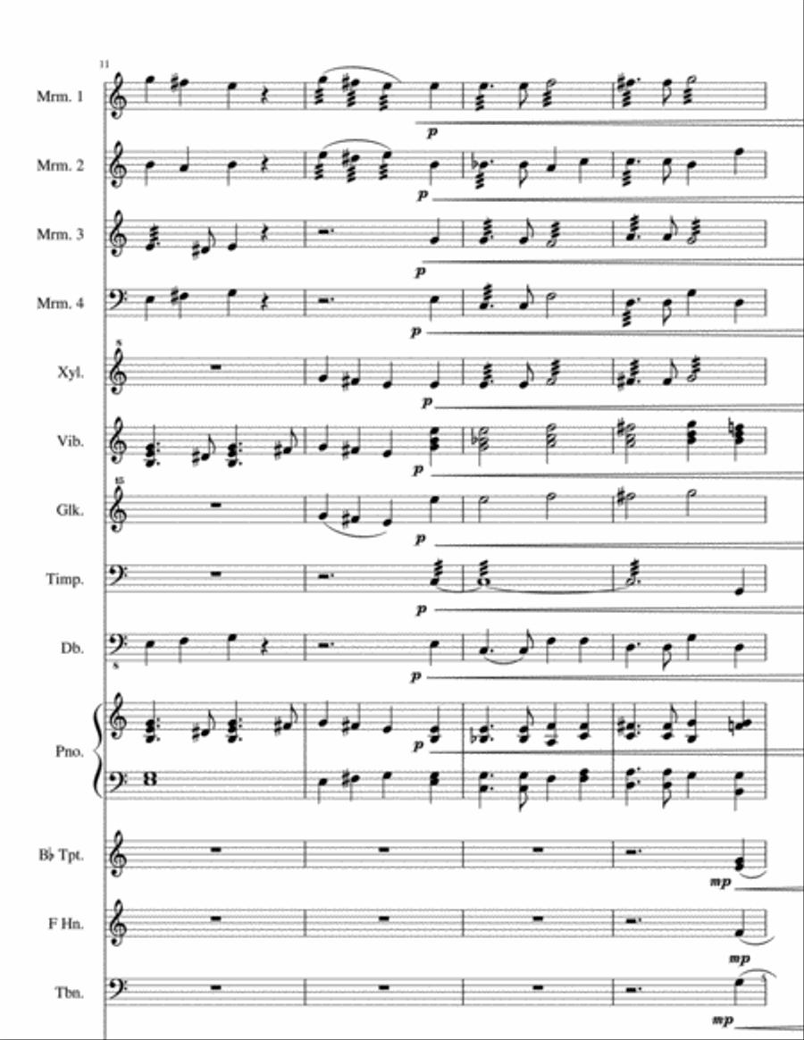Eternal Father Strong to Save Choir scores gallery preview page 5
