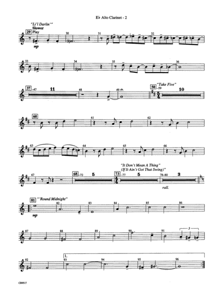 A Touch of Jazz!: E-flat Alto Clarinet