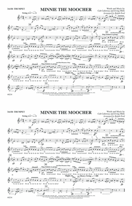 Minnie the Moocher: 3rd B-flat Trumpet