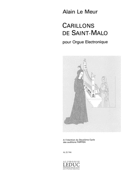 Le Meur Carillons De Saint Malo Electric Organ Book