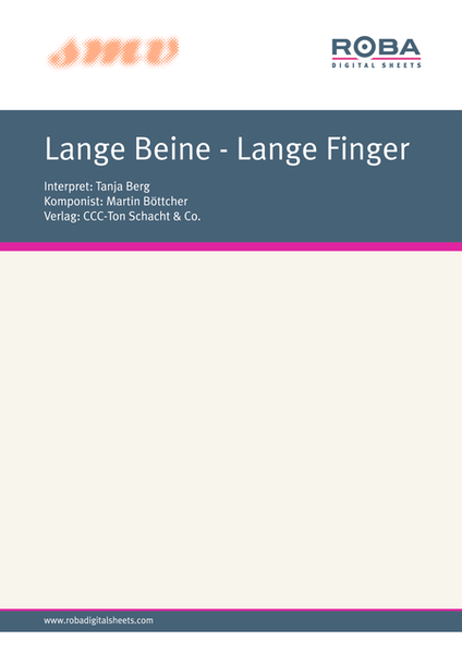 Lange Beine - Lange Finger