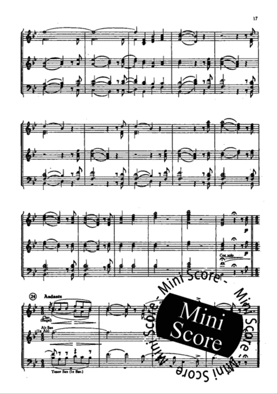 Heimkehr Aus Der Fremde Fanfare Band scores gallery preview page 19