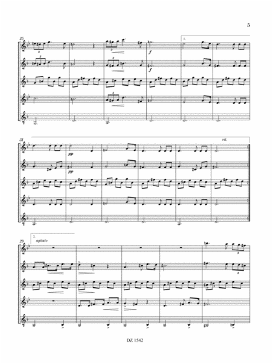 Ständchen, Sérénade D. 957 Guitar Ensemble scores gallery preview page 5