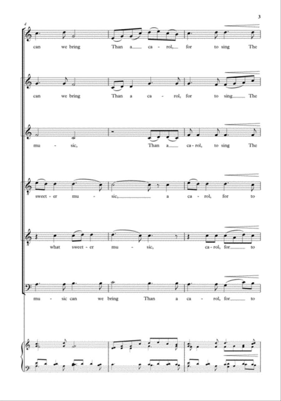What sweeter music A Cappella scores gallery preview page 3