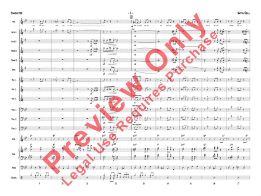 Satin Doll (score only) Satin Doll (score only) Jazz Ensemble scores gallery preview page 5