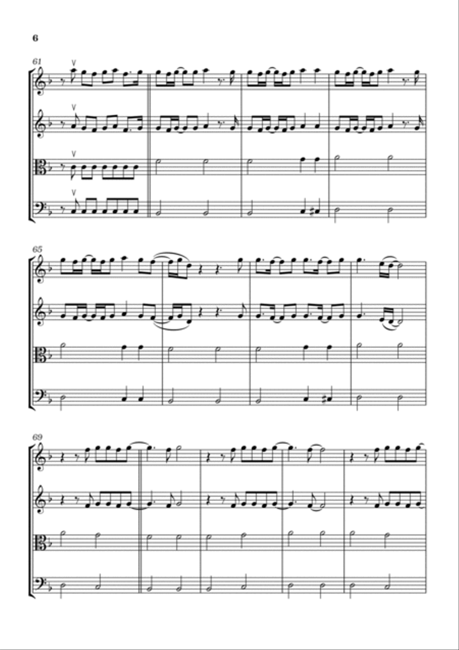 River String Quartet scores gallery preview page 6