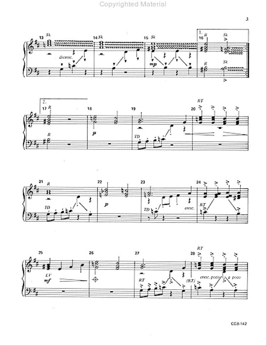 Triumphant Exultation Triumphant Exultation Handbell Choir scores gallery preview page 3