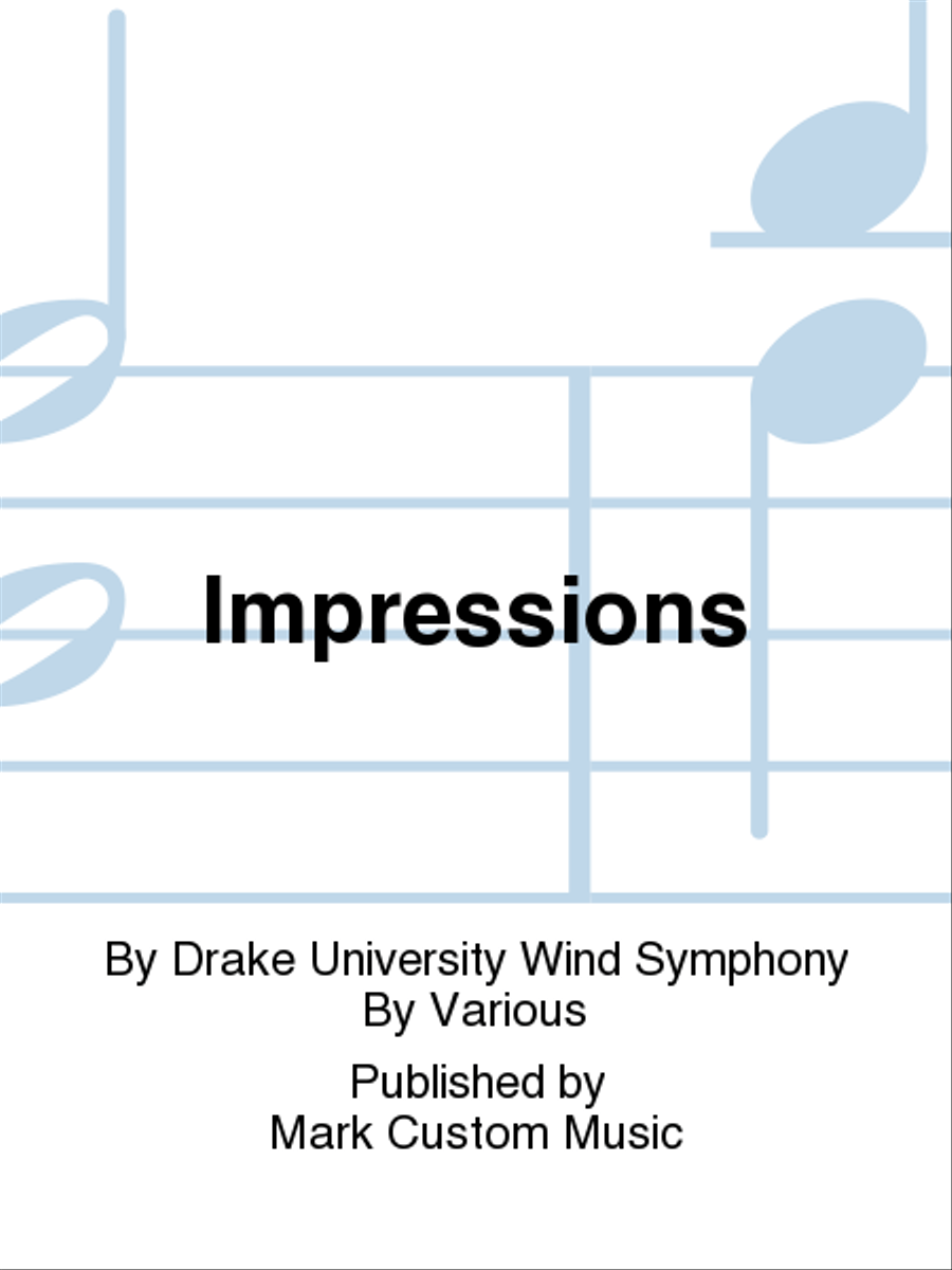 Impressions Concert Band scores gallery preview page 1