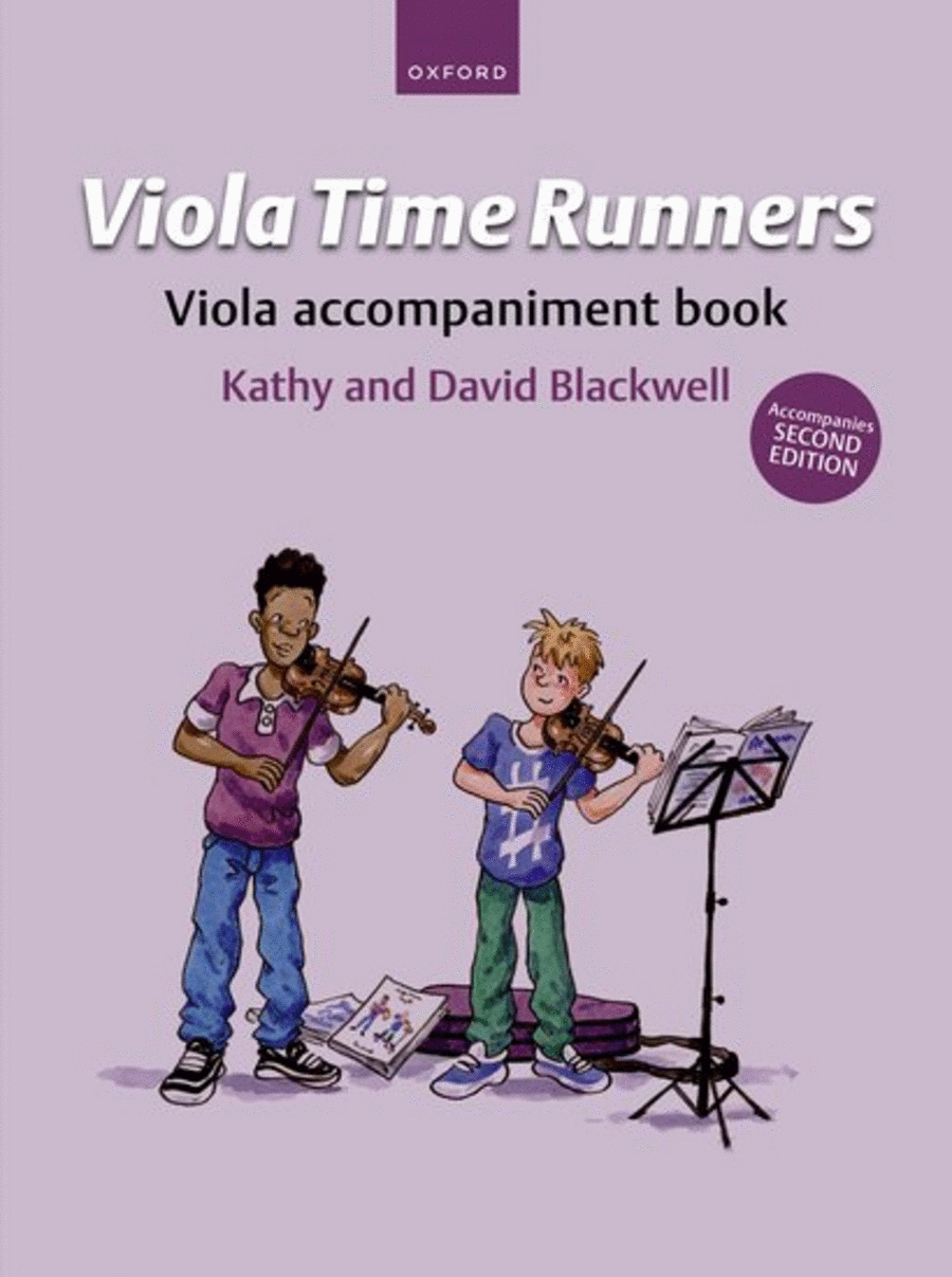 Viola Time Runners Viola accompaniment book (for Second Edition)