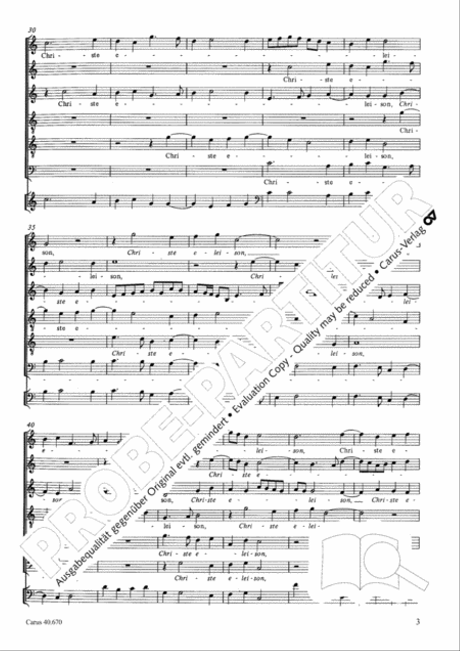 Missa in illo tempore Choir scores gallery preview page 16