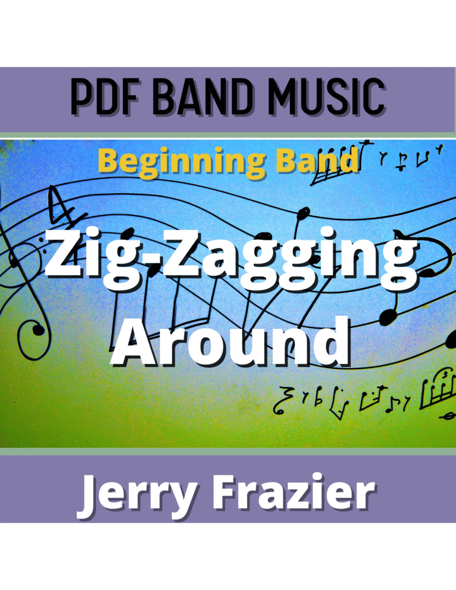 Zig-Zagging Around Zig-Zagging Around Concert Band scores gallery preview page 1