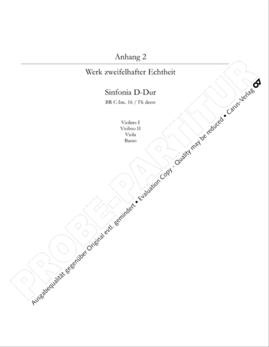 Gesamtausgabe Band 6 (Orchestermusik III: Sinfonien) Orchestra scores gallery preview page 92