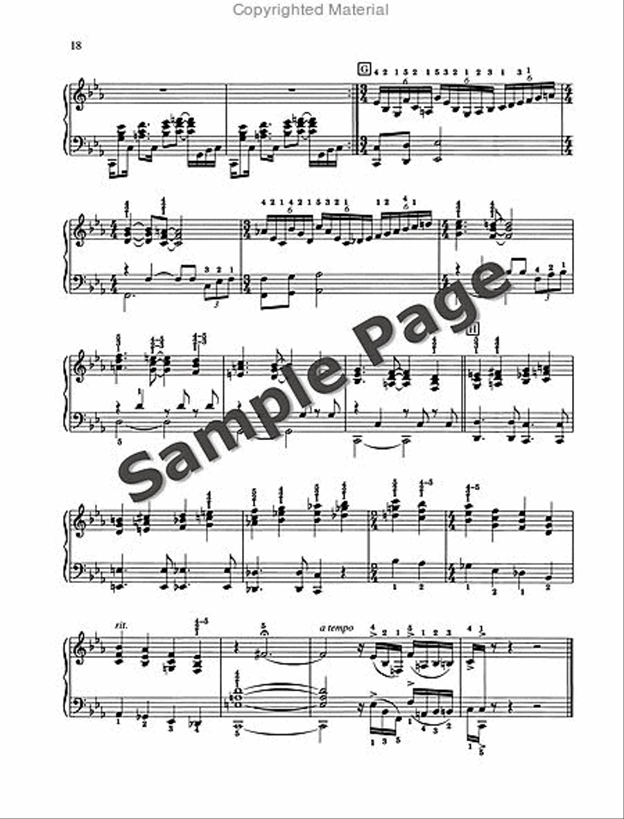 Keyboard On Stage Piano/cassette Piano scores gallery preview page 19