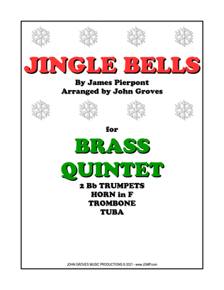 Book cover for Jingle Bells - Brass Quintet