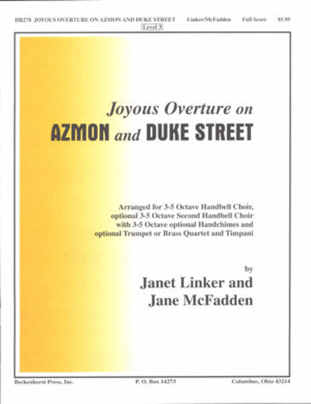 Joyous Overture on Azmon and Duke St (Score)