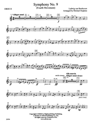 Symphony No. 9 (Fourth Movement): 2nd Oboe