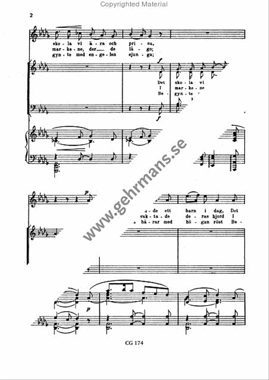 Julsang 4-Part scores gallery preview page 3