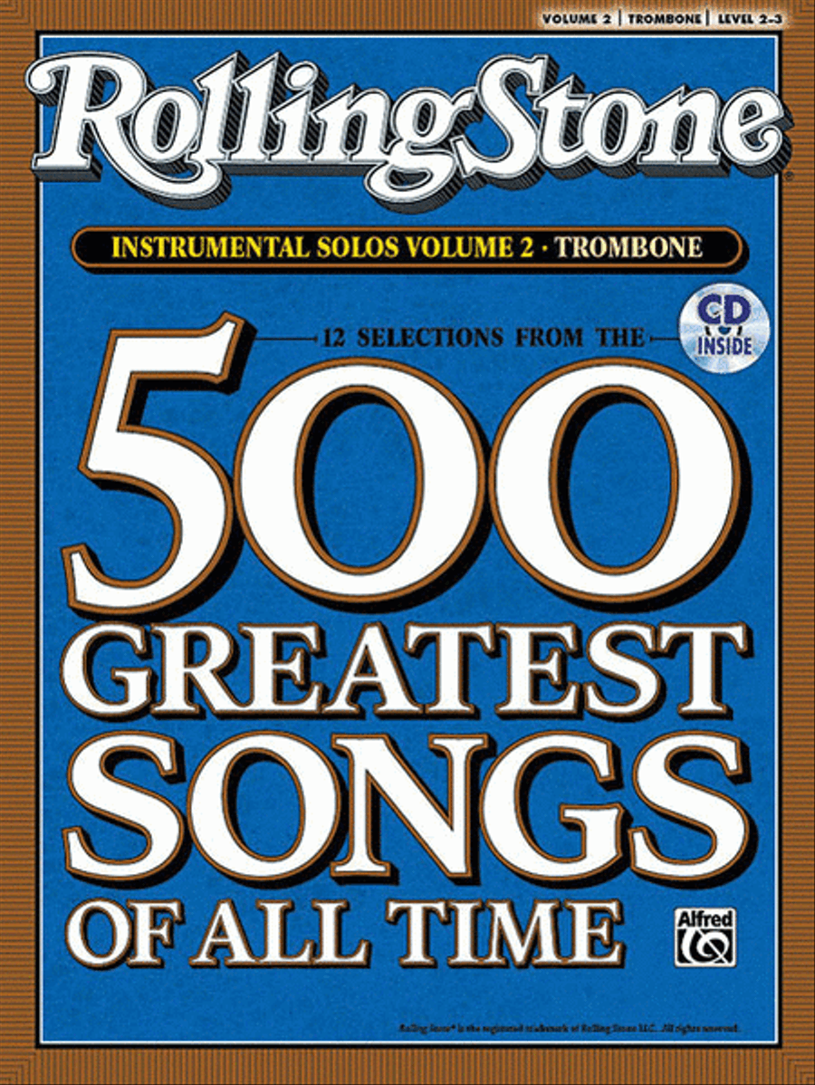 Selections from Rolling Stone Magazine's 500 Greatest Songs of All Time (Instrumental Solos), Volume 2 Trombone scores gallery preview page 1