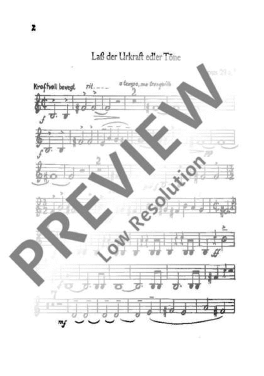Wandspruch-Kantate TTBB scores gallery preview page 12