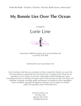 My Bonnie Lies Over The Ocean