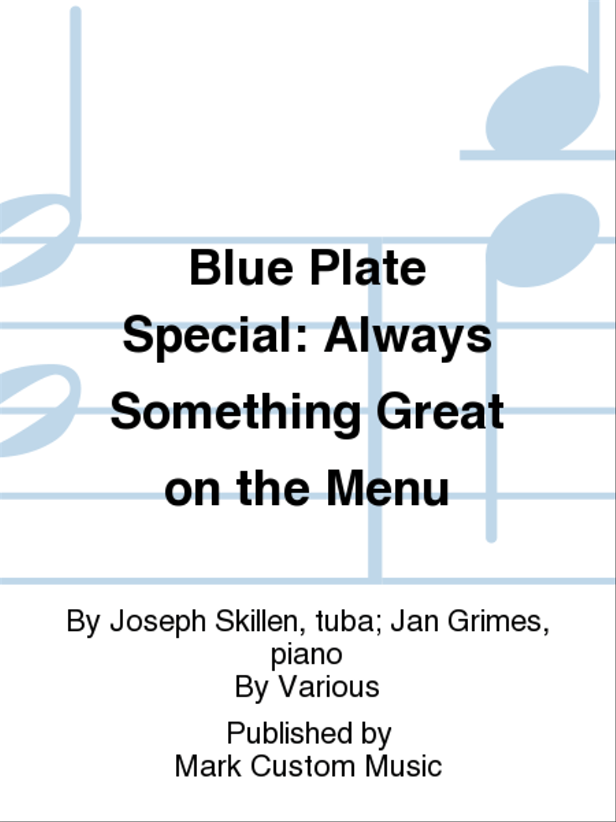 Blue Plate Special: Always Something Great on the Menu Tuba scores gallery preview page 1