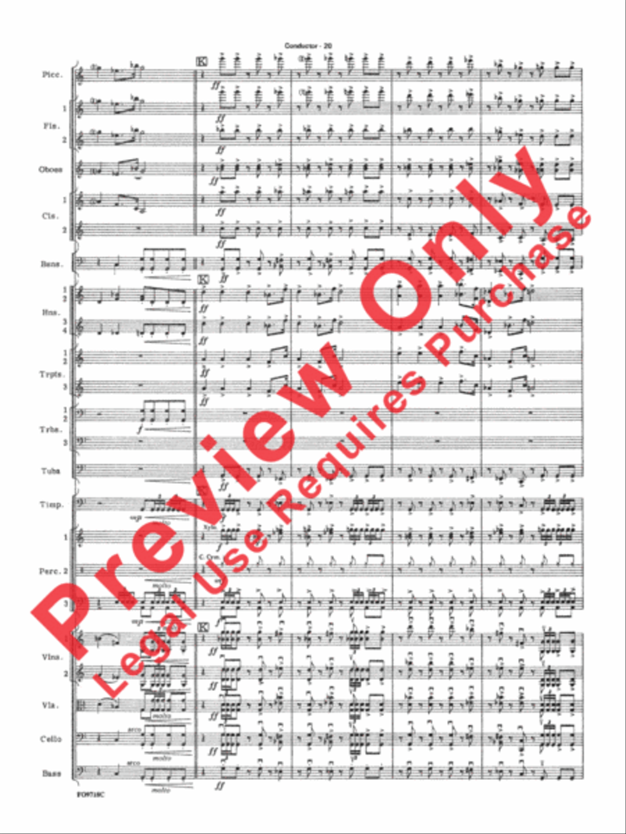 The Empire Strikes Back Medley Full Orchestra scores gallery preview page 51