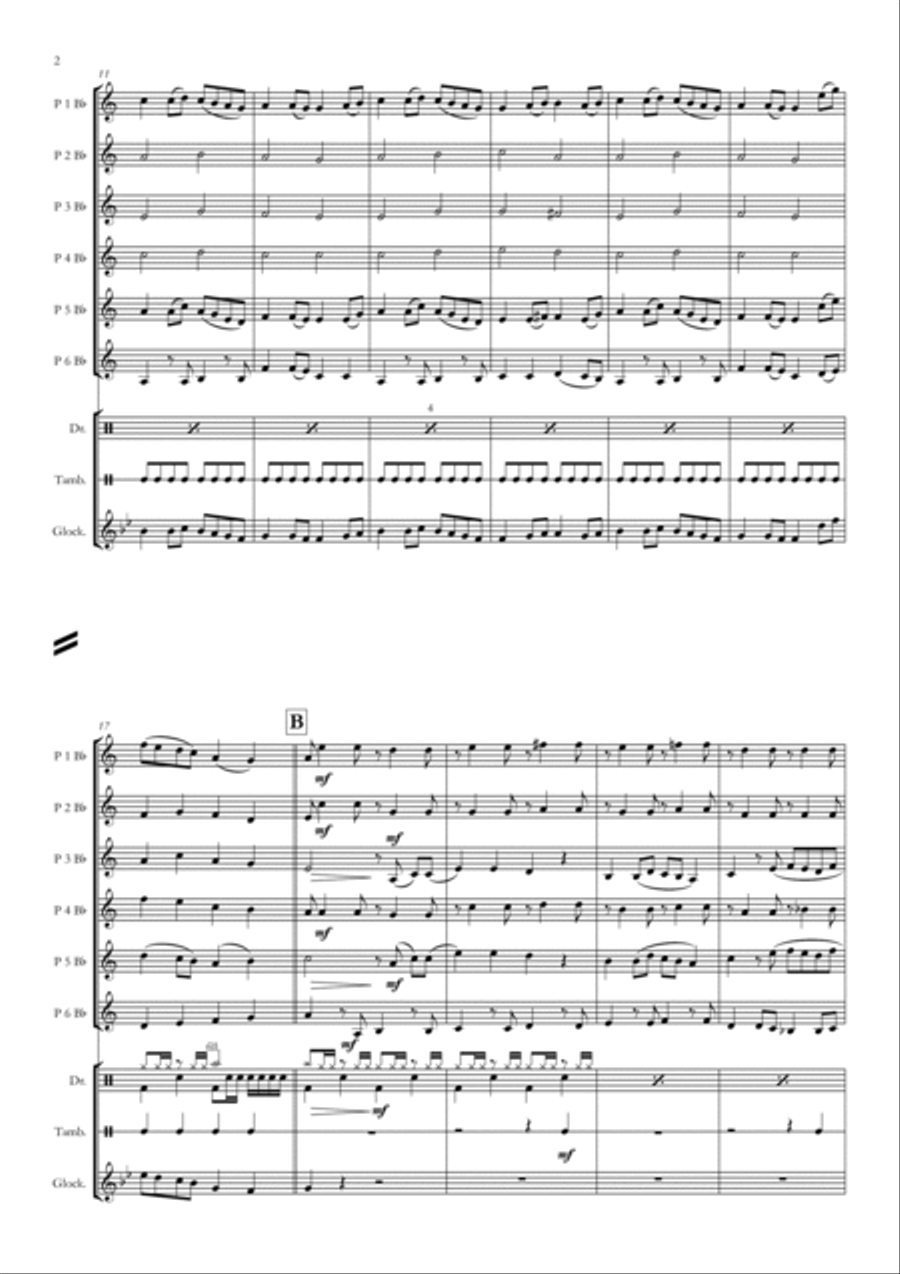 The Riddle Concert Band scores gallery preview page 2