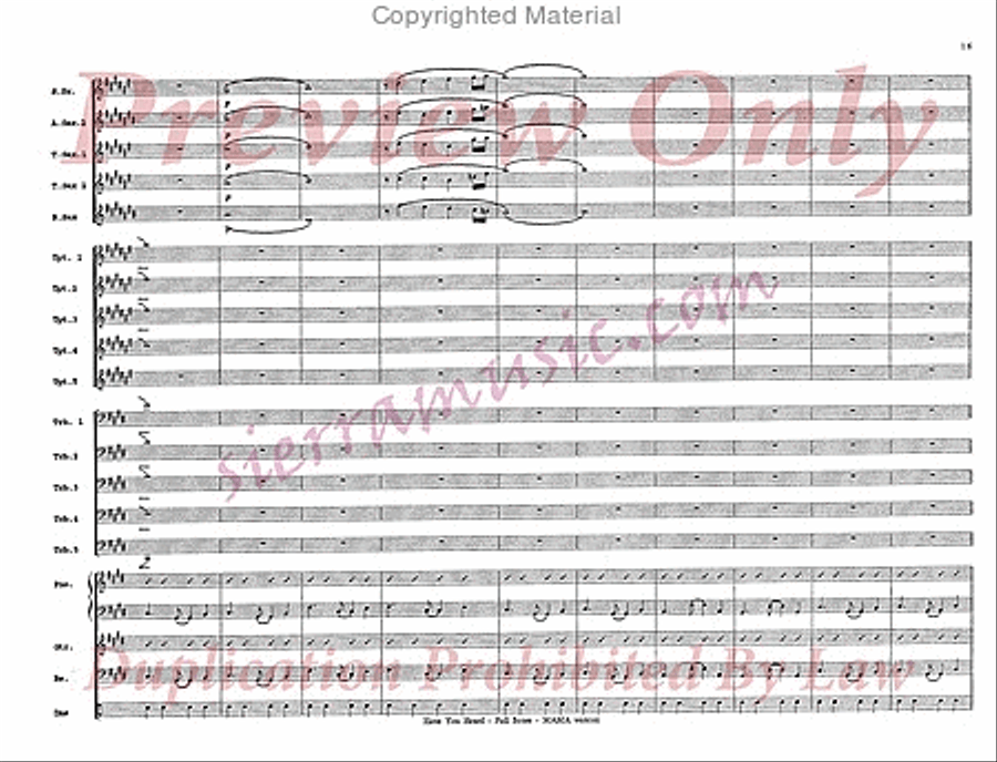 Have You Heard (Pro) Have You Heard (Pro) Big Band scores gallery preview page 17