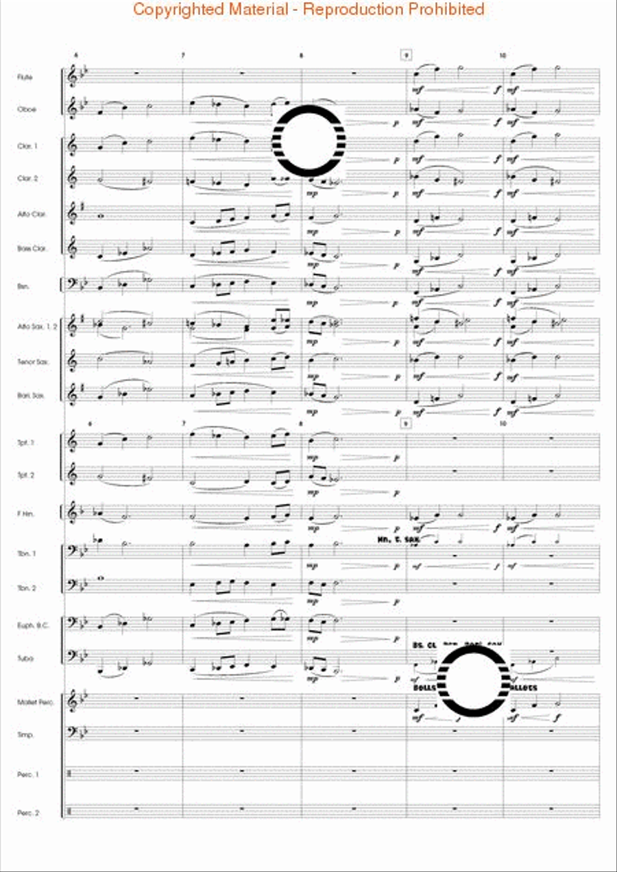 Peer Gynt Suite No. 1 Concert Band scores gallery preview page 11