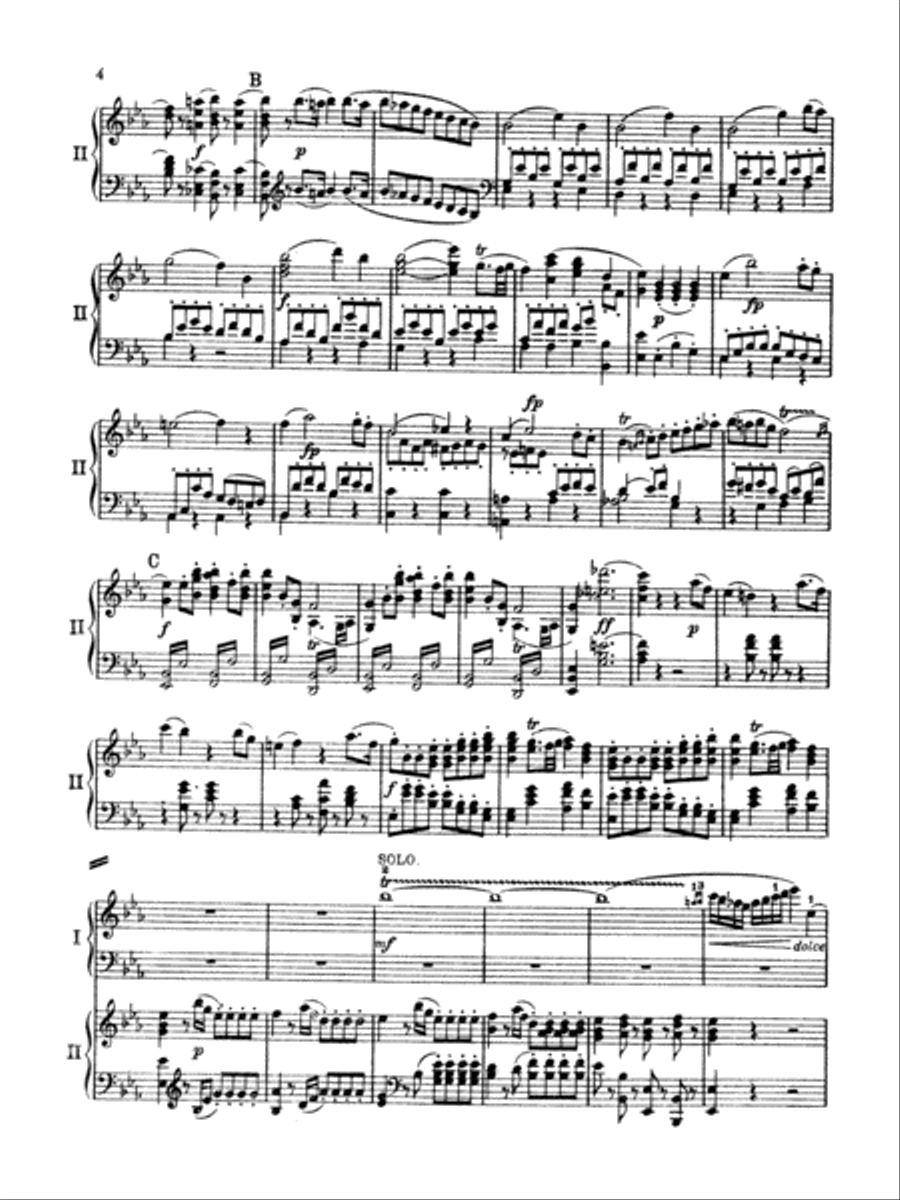 Mozart: Piano Concerto No. 9 in E flat Major, K. 271 Piano scores gallery preview page 4