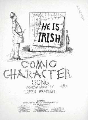 He Is Irish. Comic Character Song