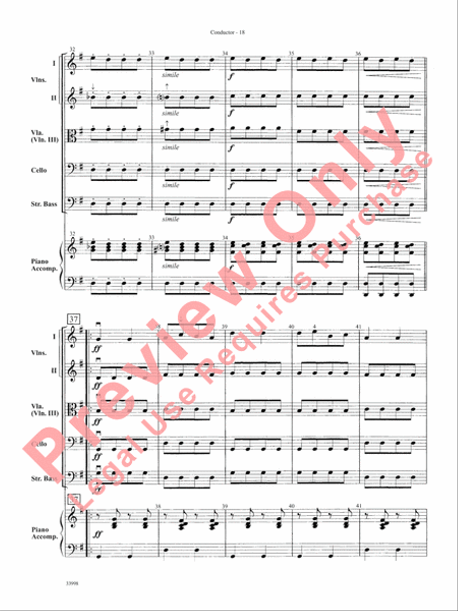 Classics for Contest String Orchestra scores gallery preview page 19