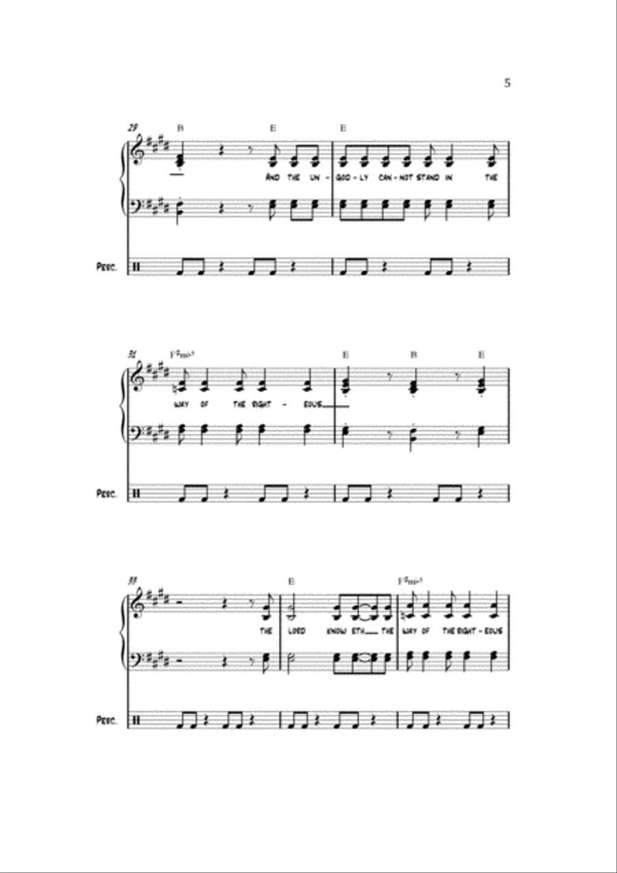 Blessed is the man Blessed is the man 4-Part scores gallery preview page 5