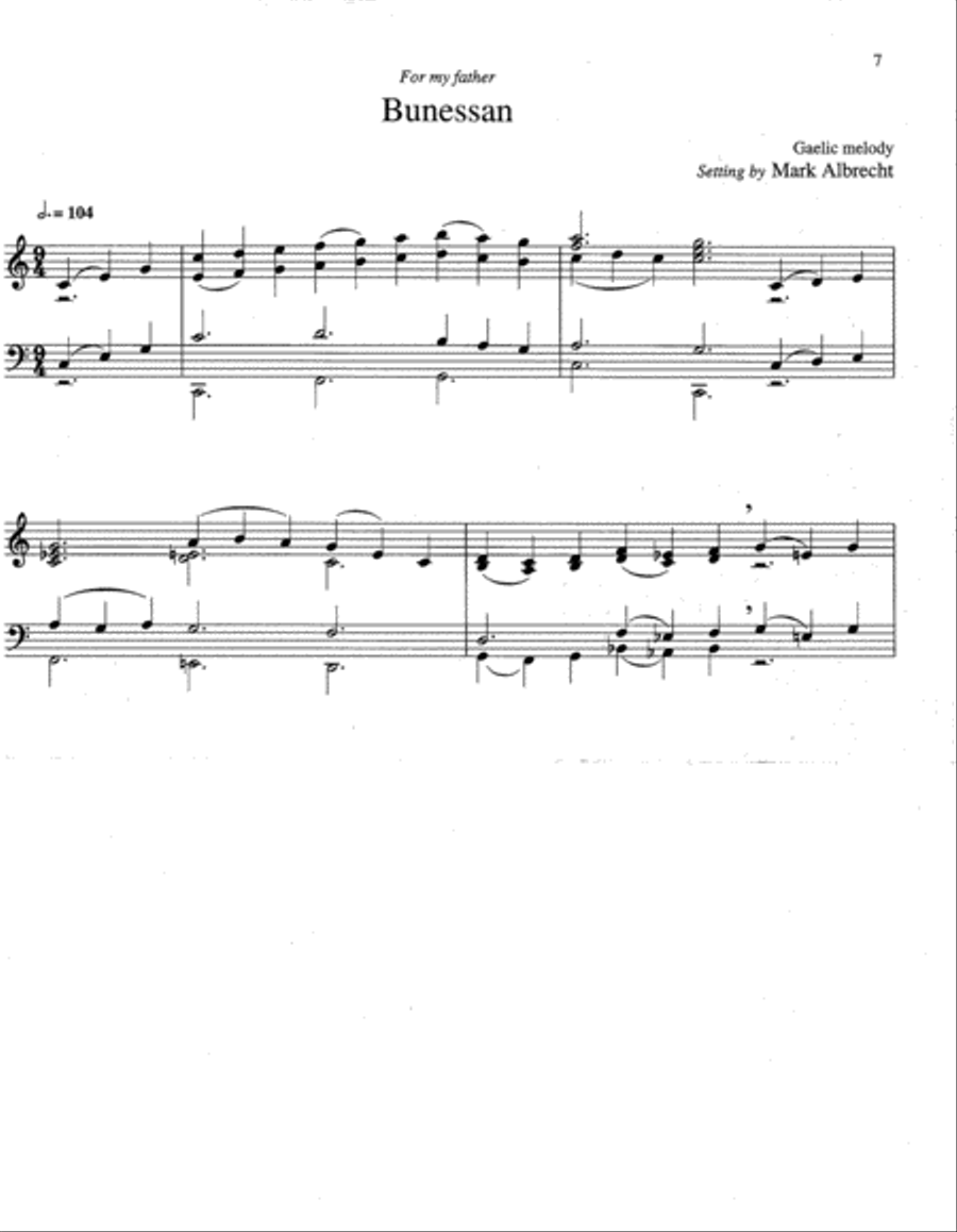 Twelve Hymn Tune Intonations Organ scores gallery preview page 3