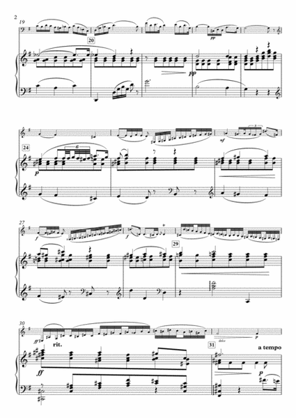 Etude Op.25 No.7 in e minor for Viola & Piano image number null