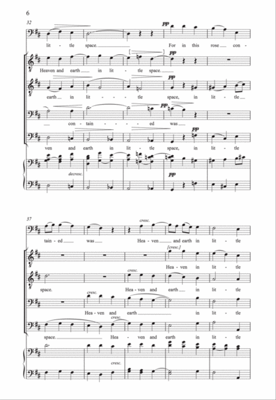There is no rose A Cappella scores gallery preview page 6