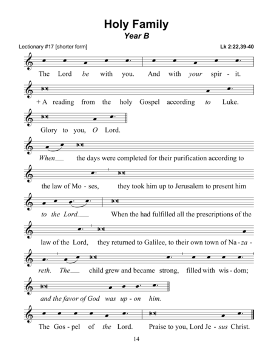 Book of Sung Gospels A Cappella scores gallery preview page 2