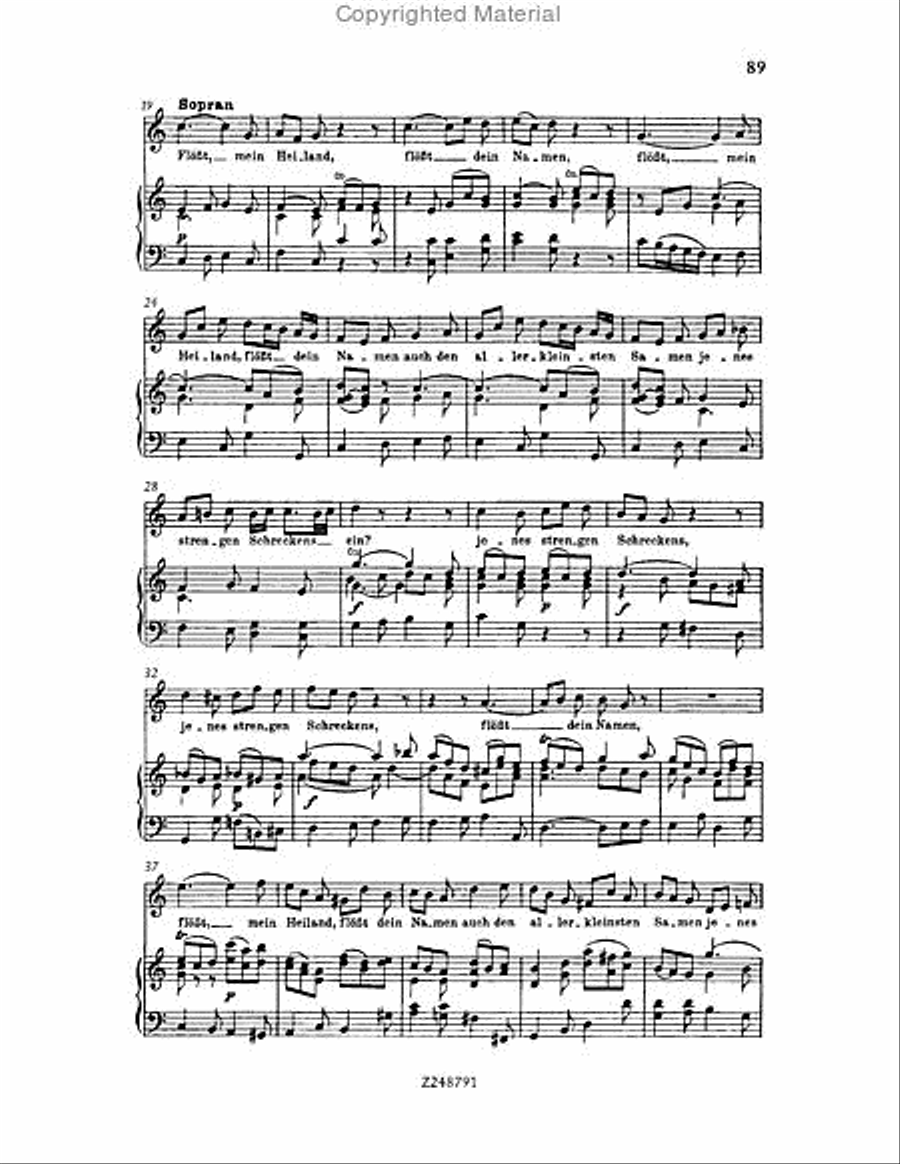 Christmas Oratorio, BWV 248 Choir scores gallery preview page 88