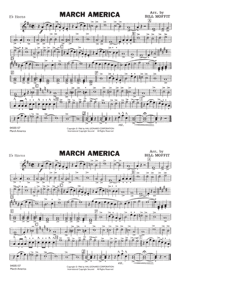 March America - Eb Horn