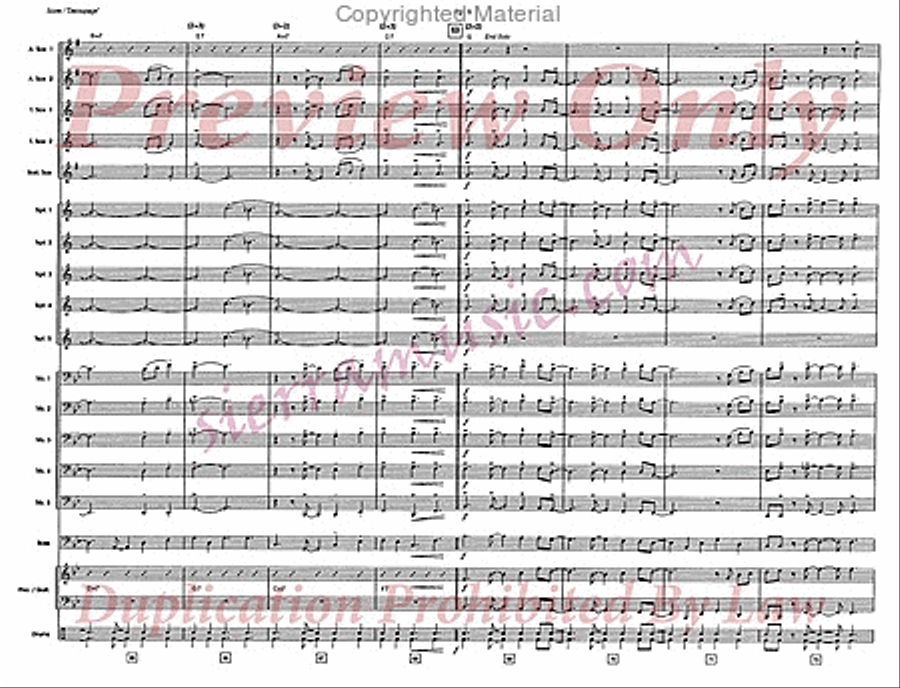 Decoupage Jazz Ensemble scores gallery preview page 10