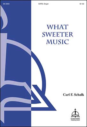 Book cover for What Sweeter Music