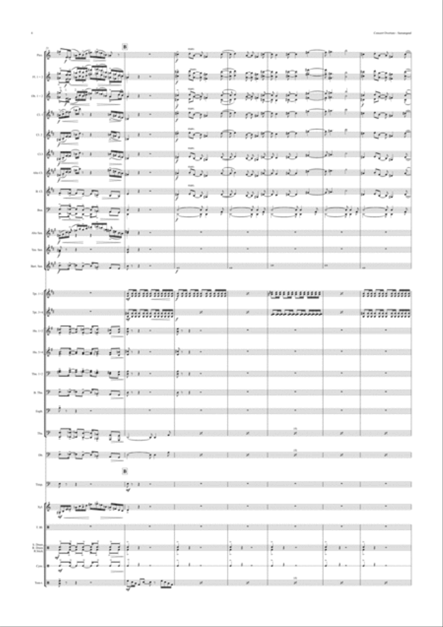 Samarqand Concert Overture Concert Band scores gallery preview page 4