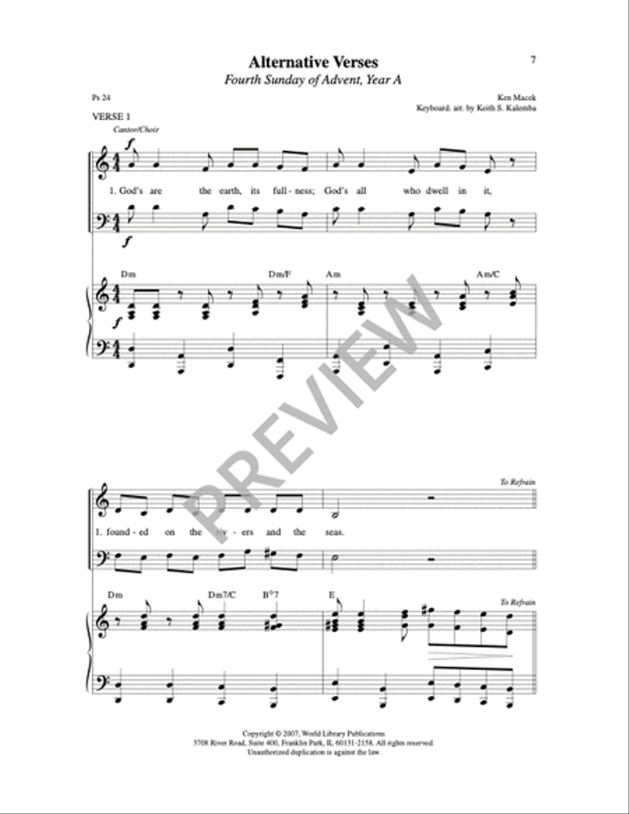 Who is the King of Glory? 2-Part scores gallery preview page 3