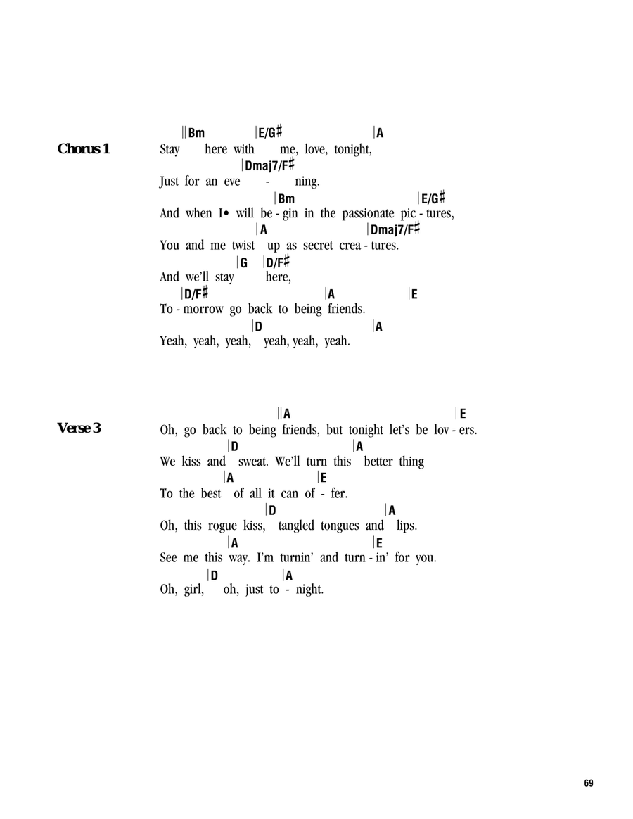 Say Goodbye Acoustic Guitar scores gallery preview page 2