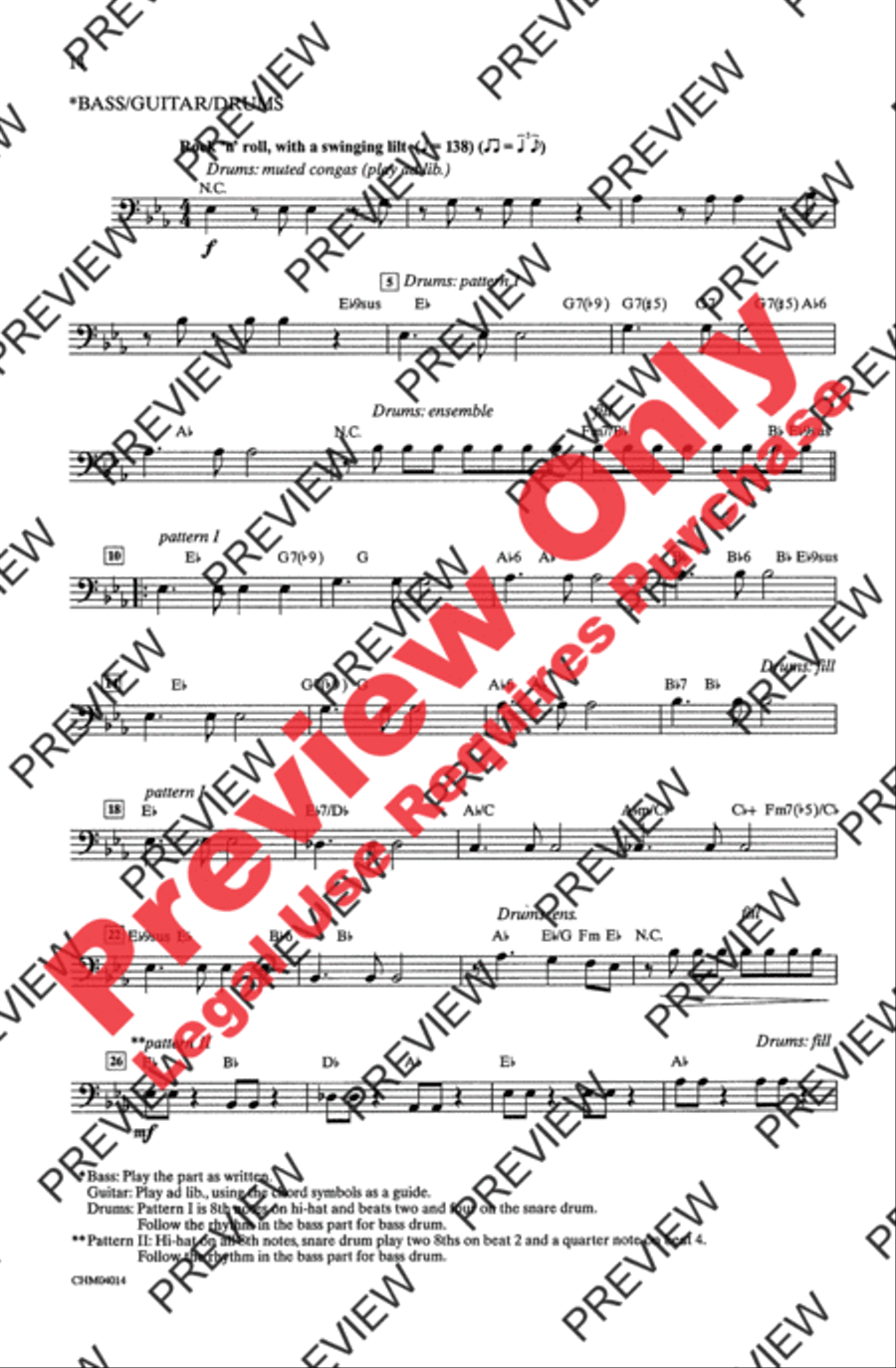 Build Me Up Buttercup 4-Part scores gallery preview page 13