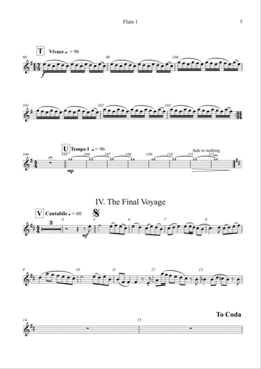Boat Symphony (Concert Band) - Parts Concert Band scores gallery preview page 5