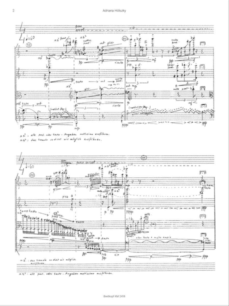 Hängebrücken String Quartet scores gallery preview page 3