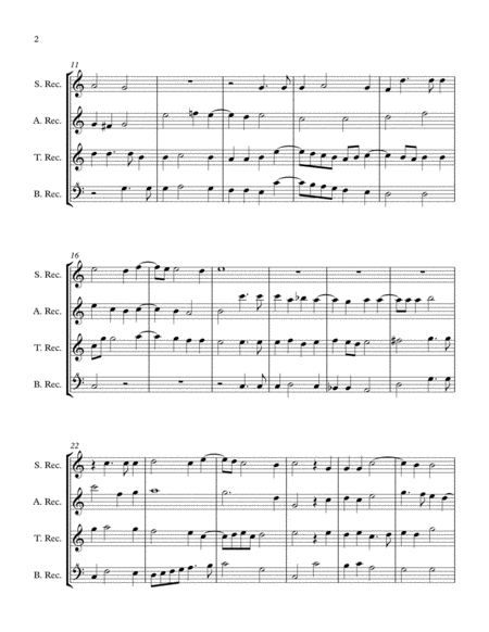 Sanctus from Missa Ascendo ad Patrem (Recorder Quartet) image number null