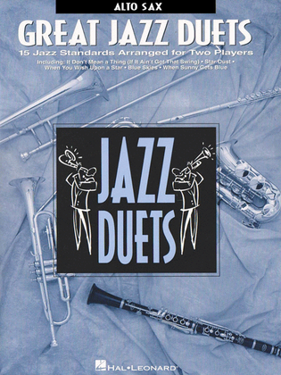 Book cover for Great Jazz Duets (Alto Sax)