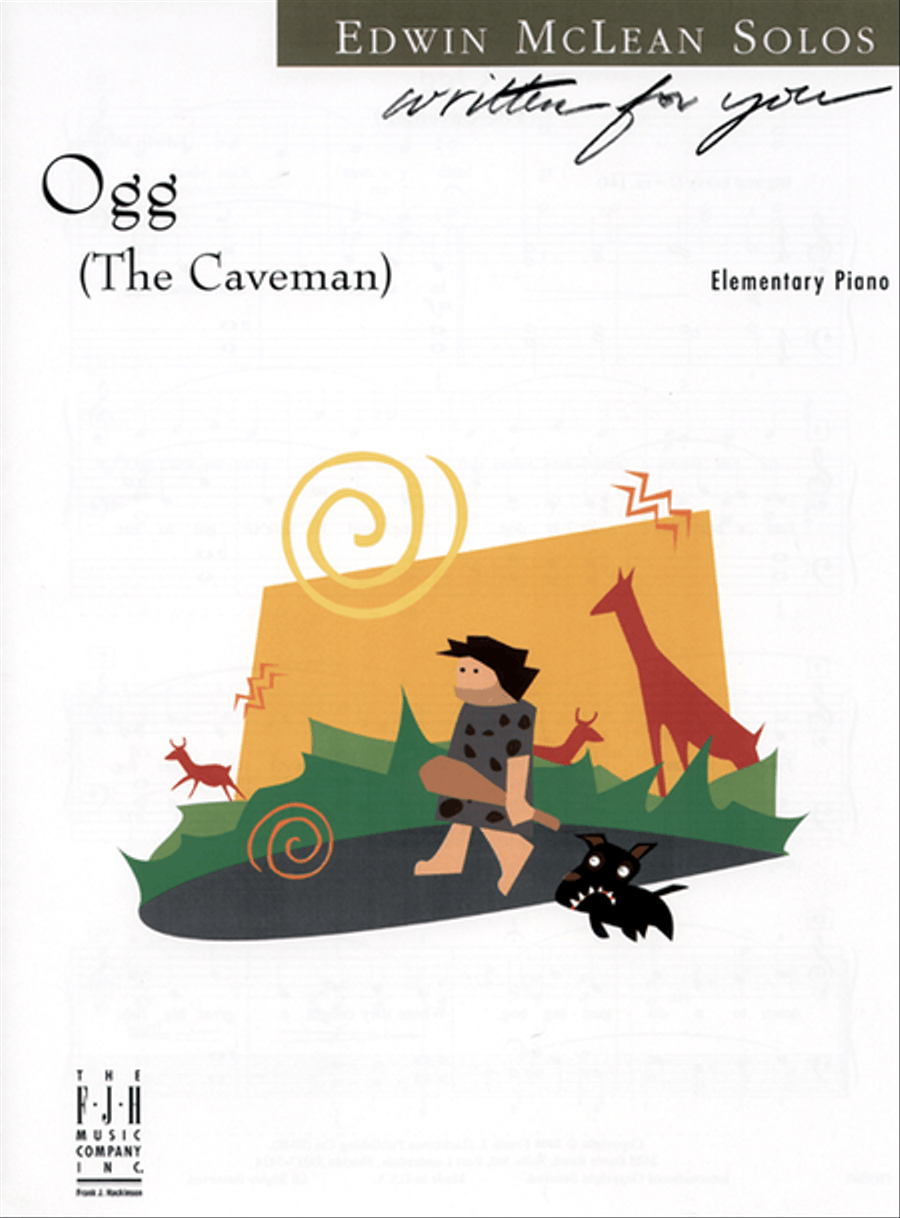 Ogg (The Caveman) Easy Piano scores gallery preview page 1